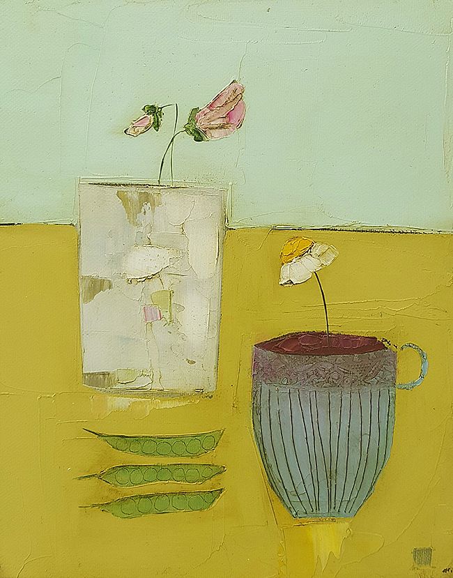 Eithne  Roberts - Sweetpea and pea pods